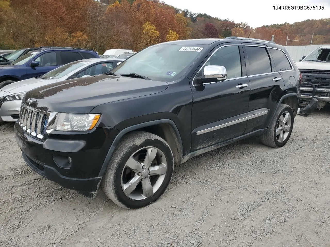 2011 Jeep Grand Cherokee Overland VIN: 1J4RR6GT9BC576195 Lot: 74260644