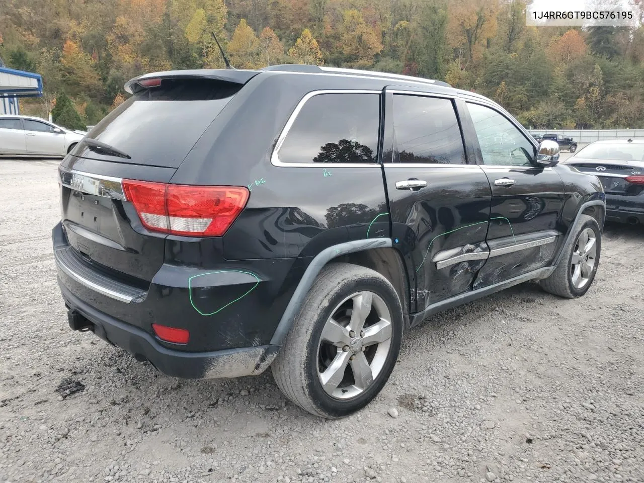 2011 Jeep Grand Cherokee Overland VIN: 1J4RR6GT9BC576195 Lot: 74260644