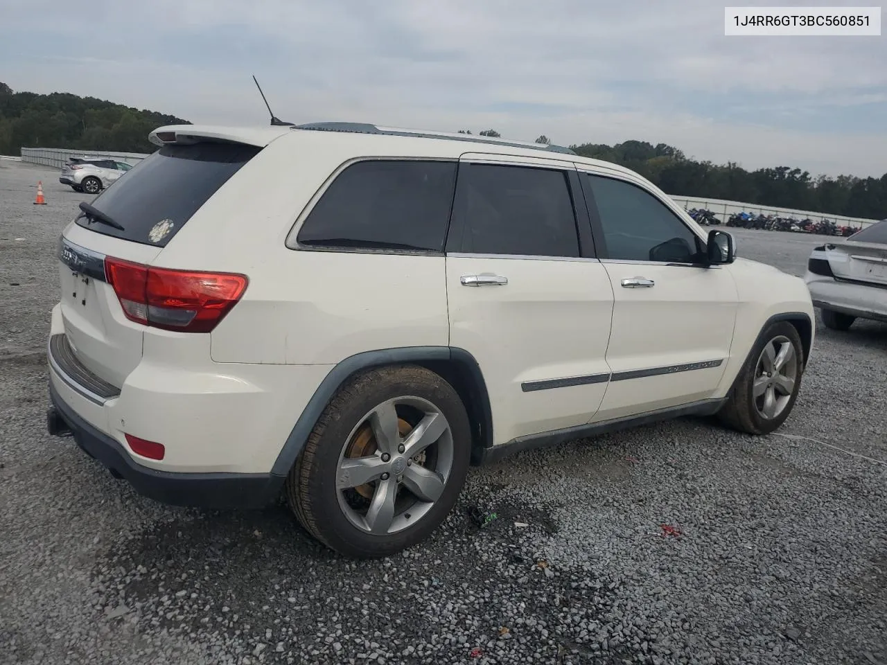 2011 Jeep Grand Cherokee Overland VIN: 1J4RR6GT3BC560851 Lot: 74303424