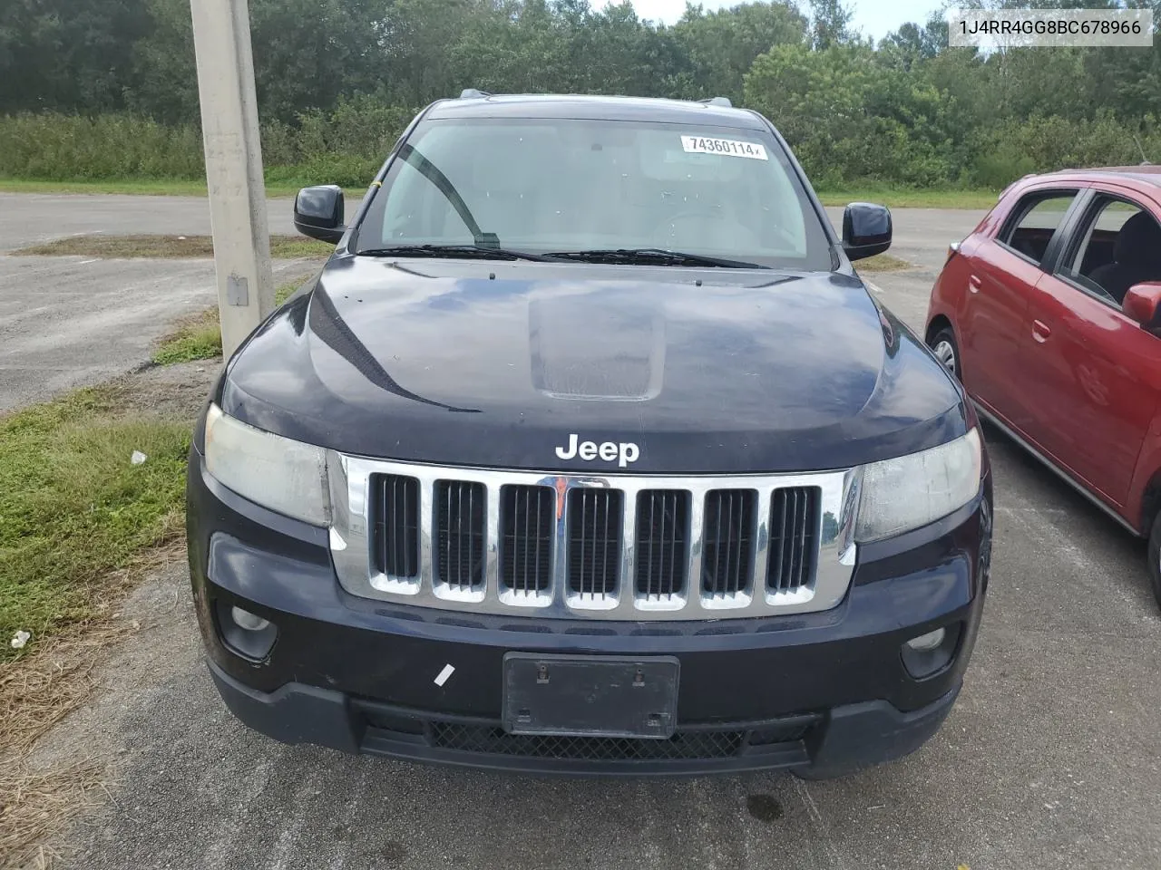 2011 Jeep Grand Cherokee Laredo VIN: 1J4RR4GG8BC678966 Lot: 74360114