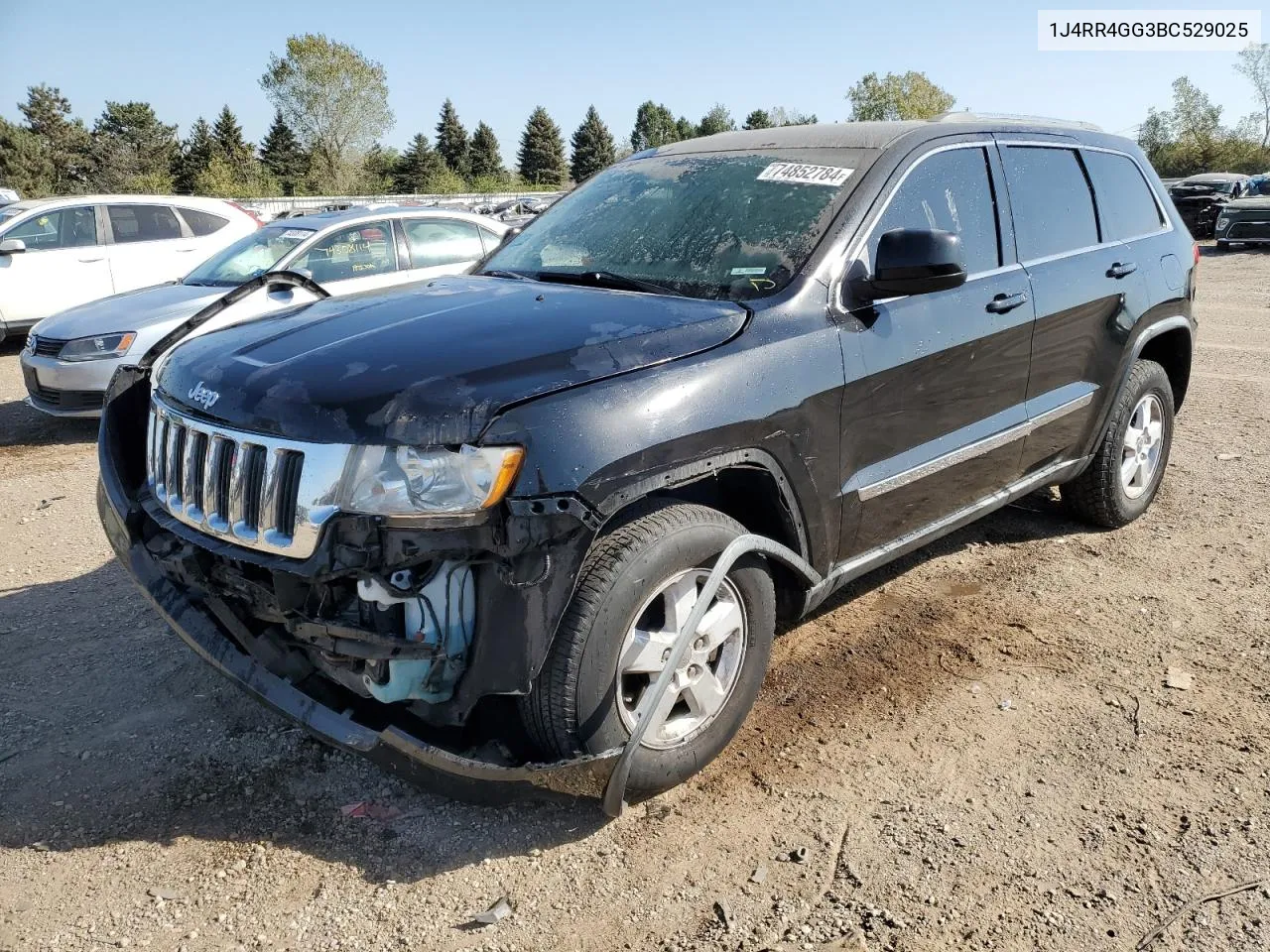 2011 Jeep Grand Cherokee Laredo VIN: 1J4RR4GG3BC529025 Lot: 74852784