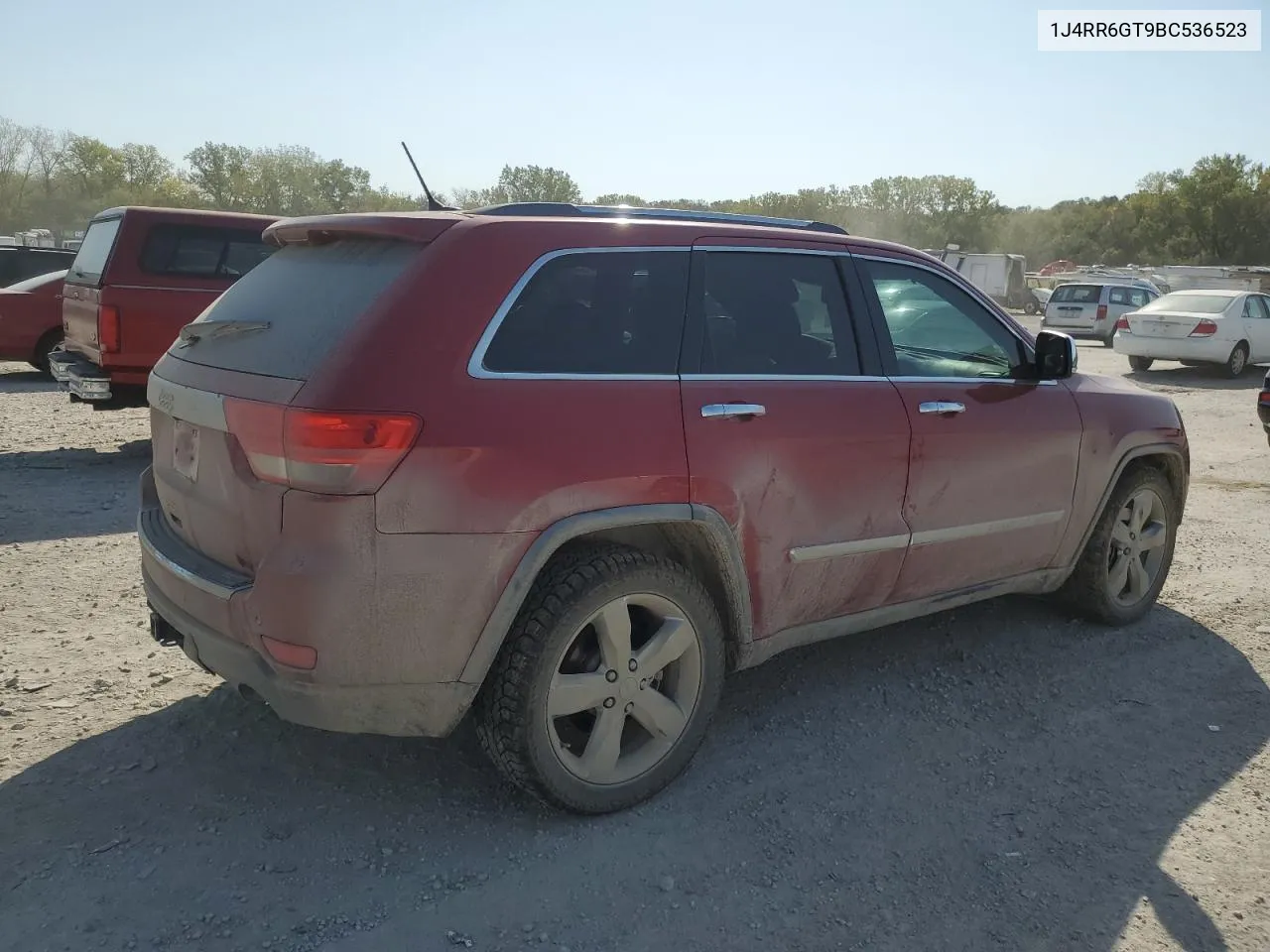 2011 Jeep Grand Cherokee Overland VIN: 1J4RR6GT9BC536523 Lot: 74967364