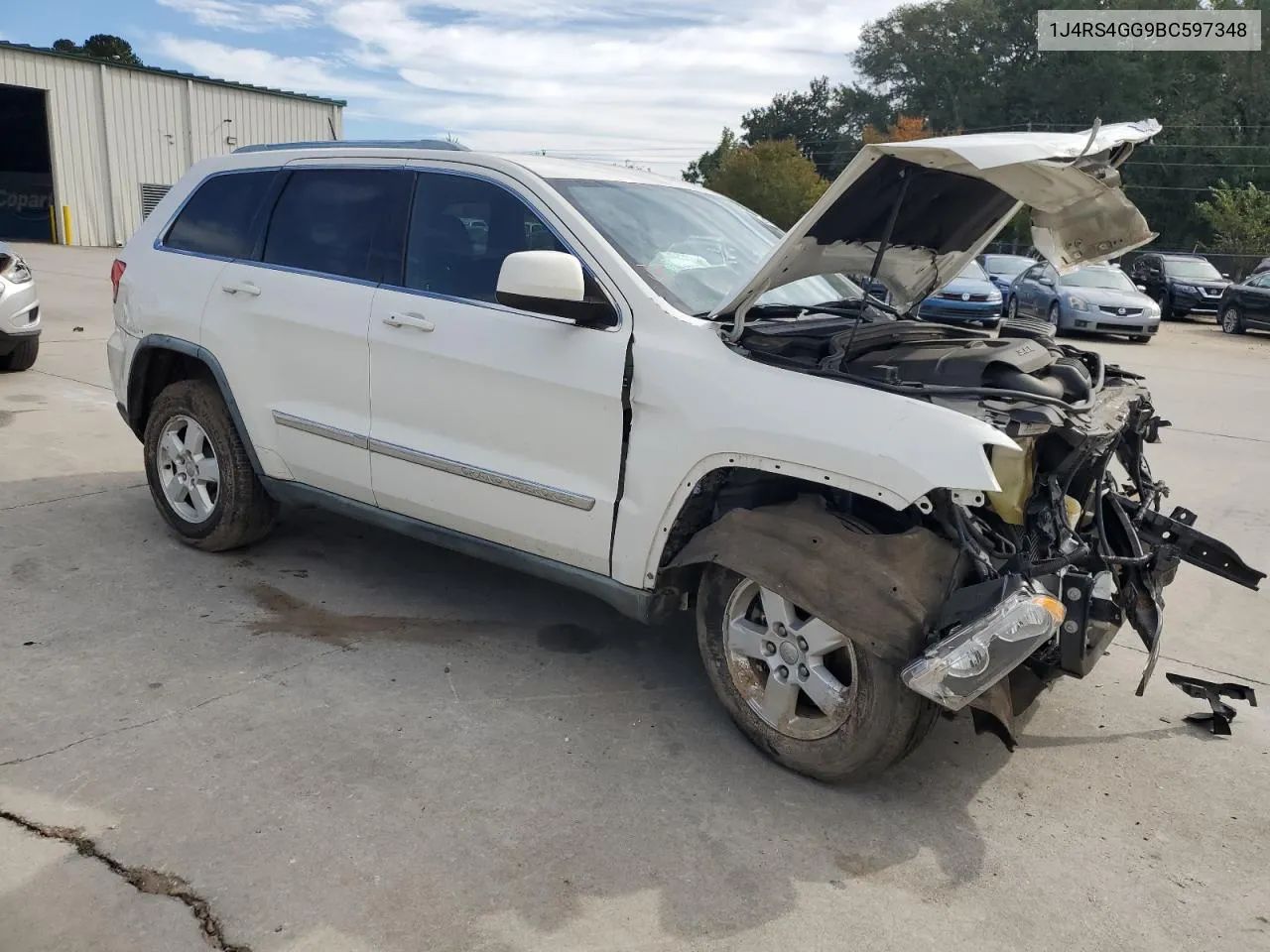 2011 Jeep Grand Cherokee Laredo VIN: 1J4RS4GG9BC597348 Lot: 75019634