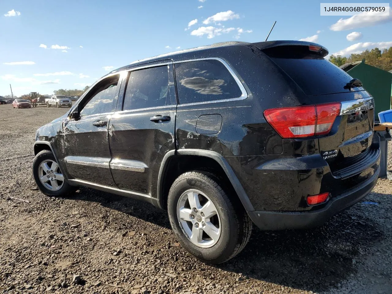 2011 Jeep Grand Cherokee Laredo VIN: 1J4RR4GG6BC579059 Lot: 75072554