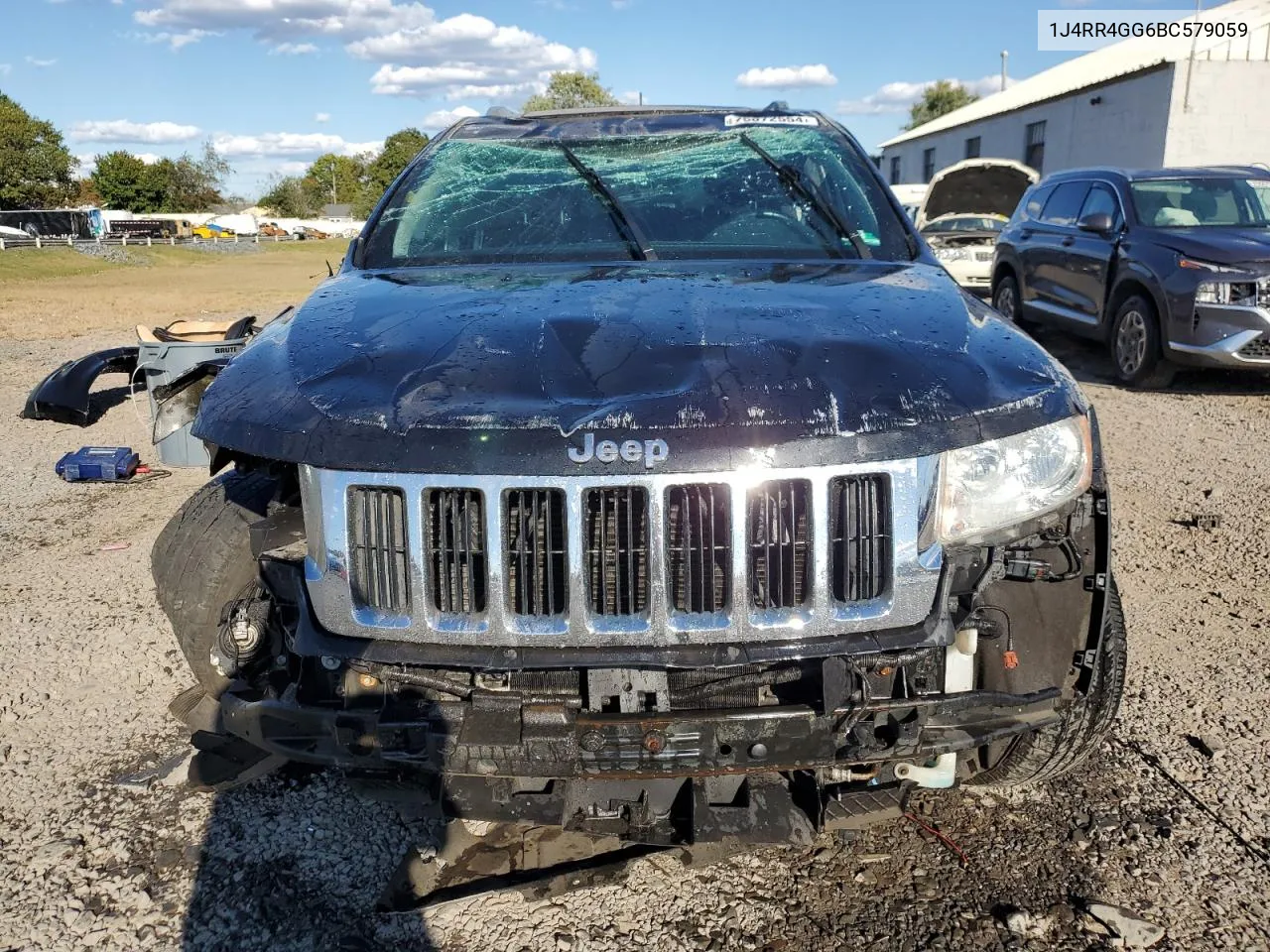 2011 Jeep Grand Cherokee Laredo VIN: 1J4RR4GG6BC579059 Lot: 75072554