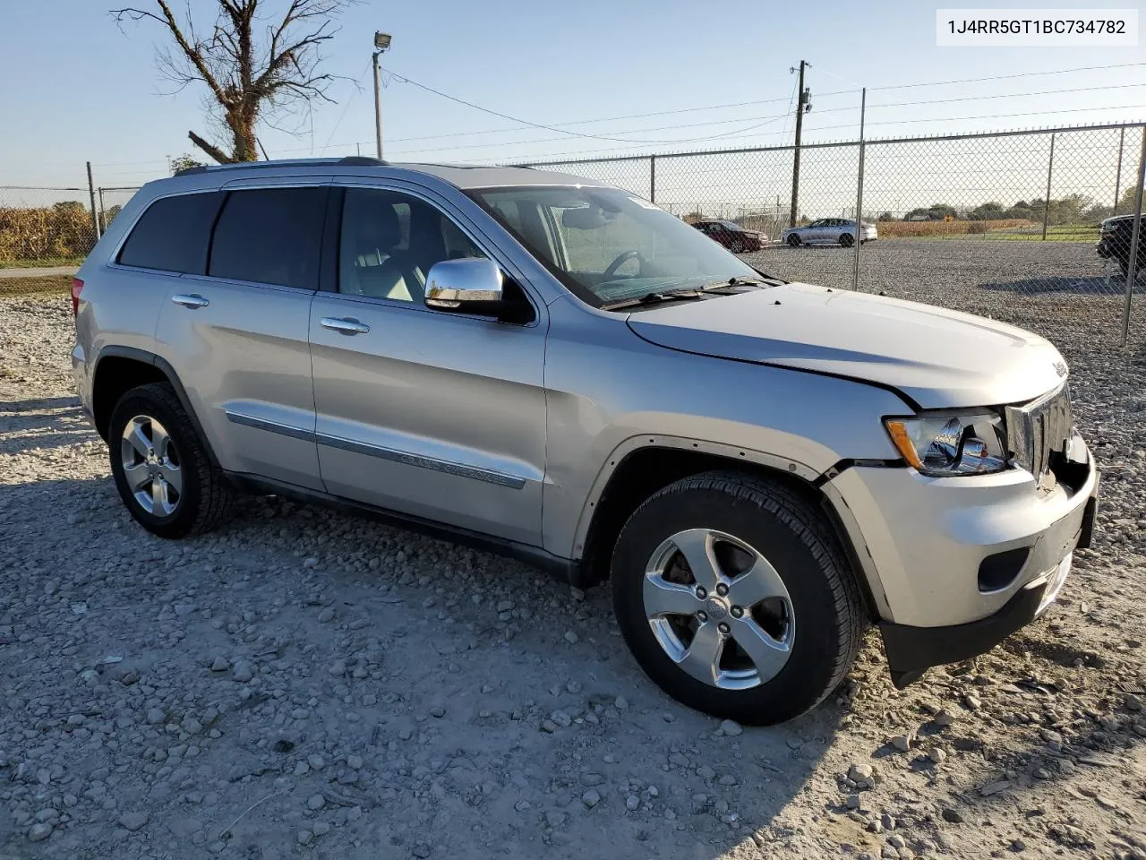 2011 Jeep Grand Cherokee Limited VIN: 1J4RR5GT1BC734782 Lot: 75272954