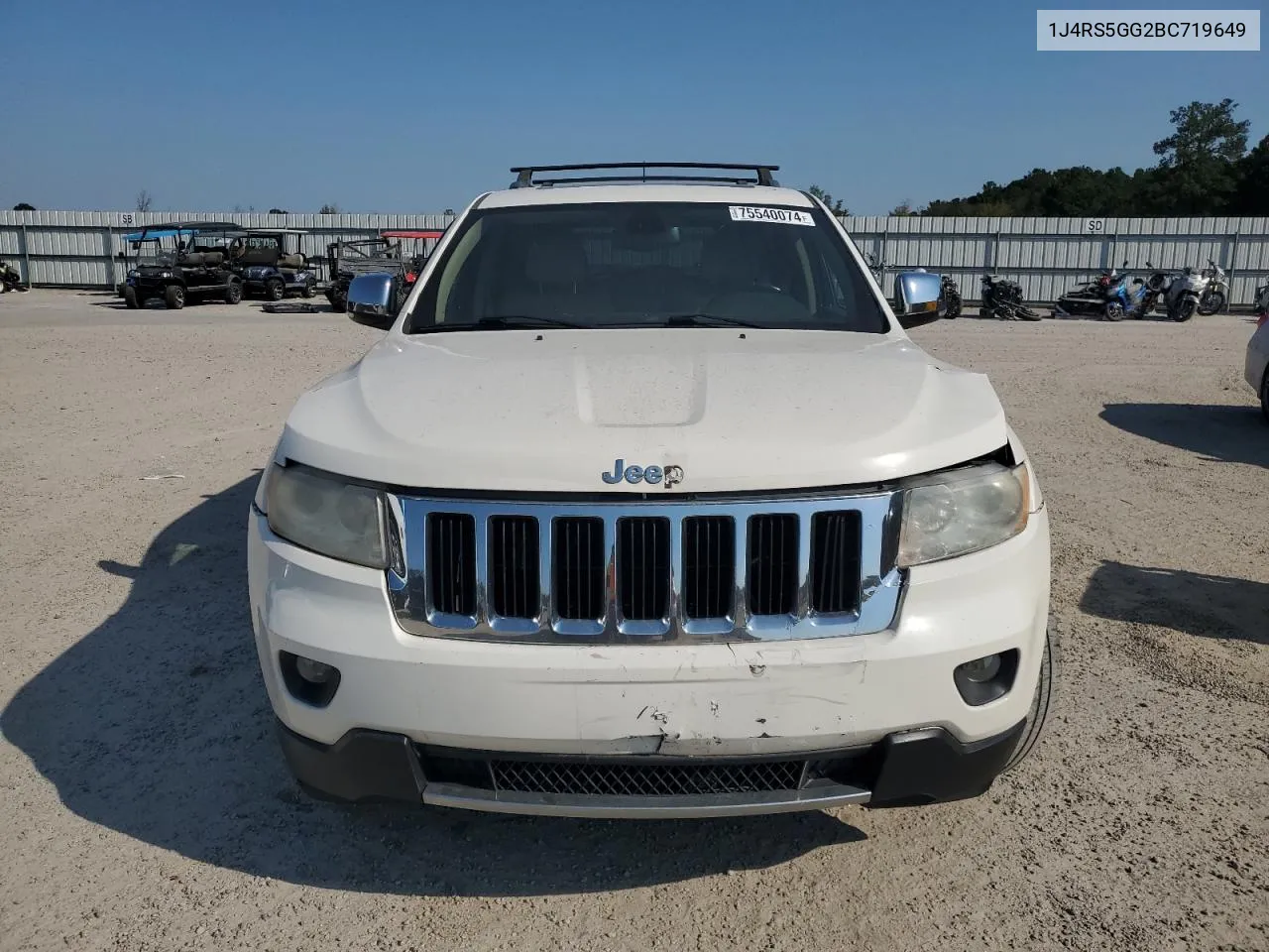 2011 Jeep Grand Cherokee Limited VIN: 1J4RS5GG2BC719649 Lot: 75540074