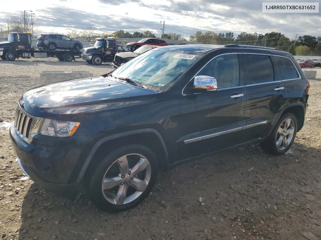 2011 Jeep Grand Cherokee Limited VIN: 1J4RR5GTXBC631652 Lot: 75690254