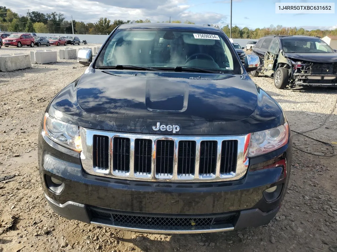 2011 Jeep Grand Cherokee Limited VIN: 1J4RR5GTXBC631652 Lot: 75690254