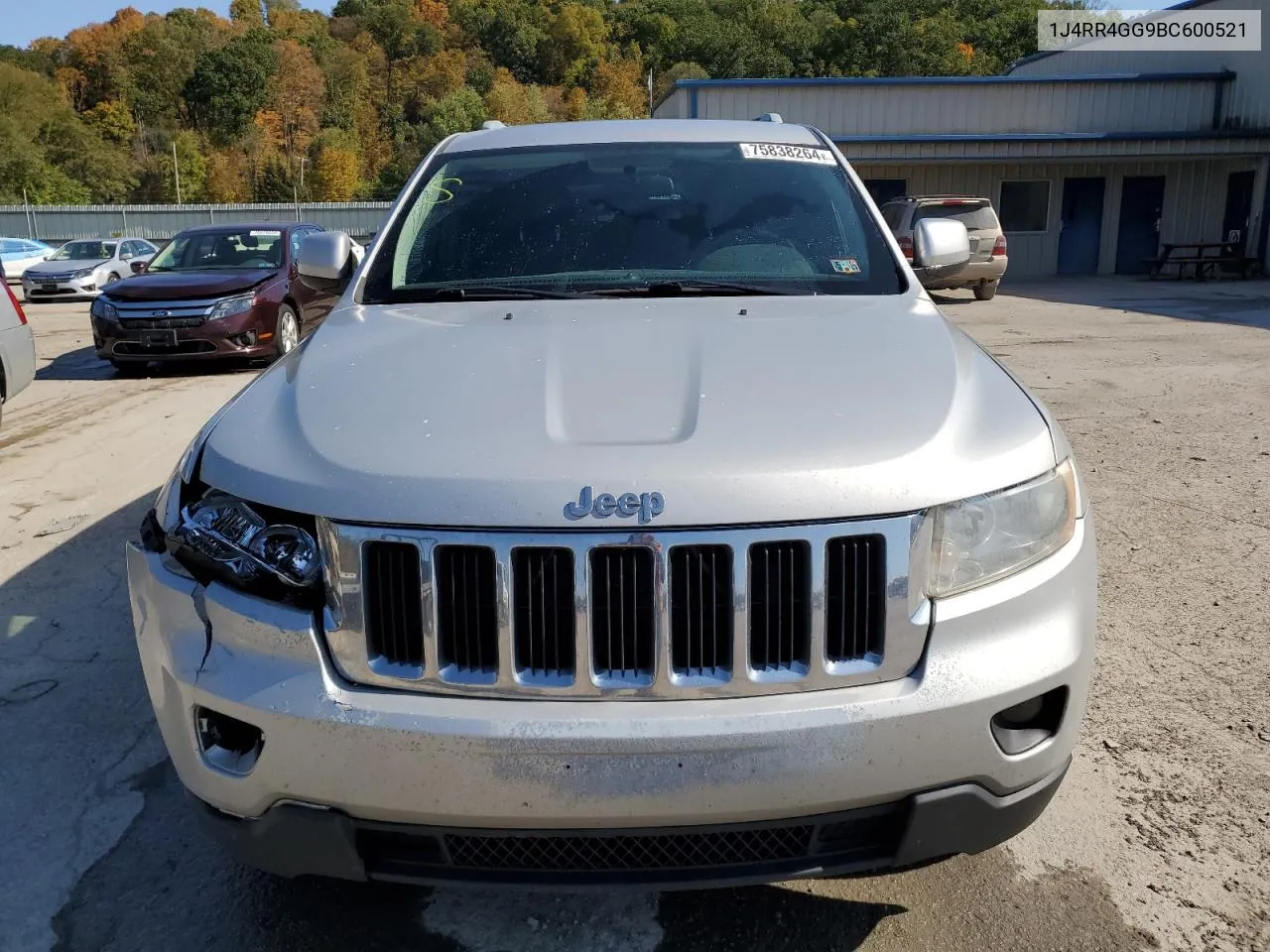 2011 Jeep Grand Cherokee Laredo VIN: 1J4RR4GG9BC600521 Lot: 75838264