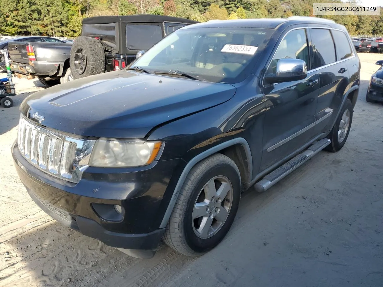 2011 Jeep Grand Cherokee Laredo VIN: 1J4RS4GG2BC611249 Lot: 76362334