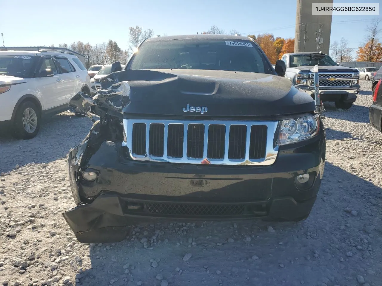 2011 Jeep Grand Cherokee Laredo VIN: 1J4RR4GG6BC622850 Lot: 76614984