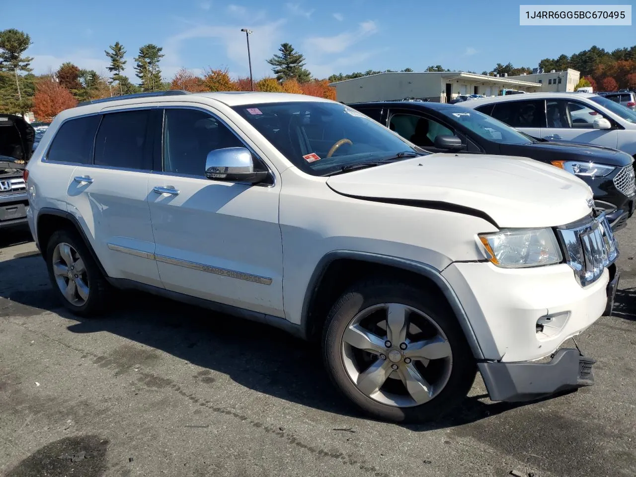 2011 Jeep Grand Cherokee Overland VIN: 1J4RR6GG5BC670495 Lot: 76709744