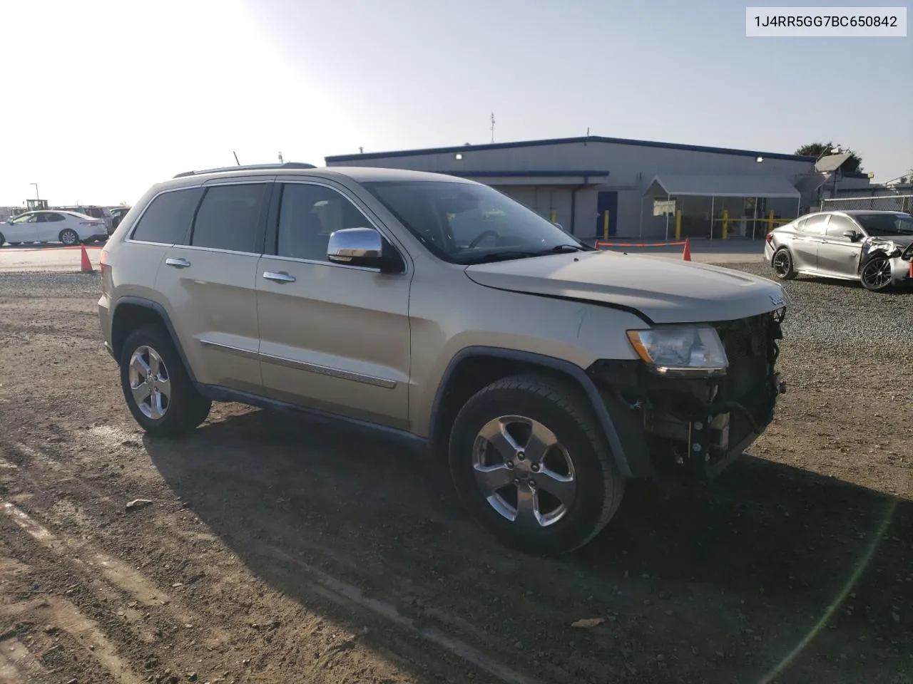 2011 Jeep Grand Cherokee Limited VIN: 1J4RR5GG7BC650842 Lot: 76760994