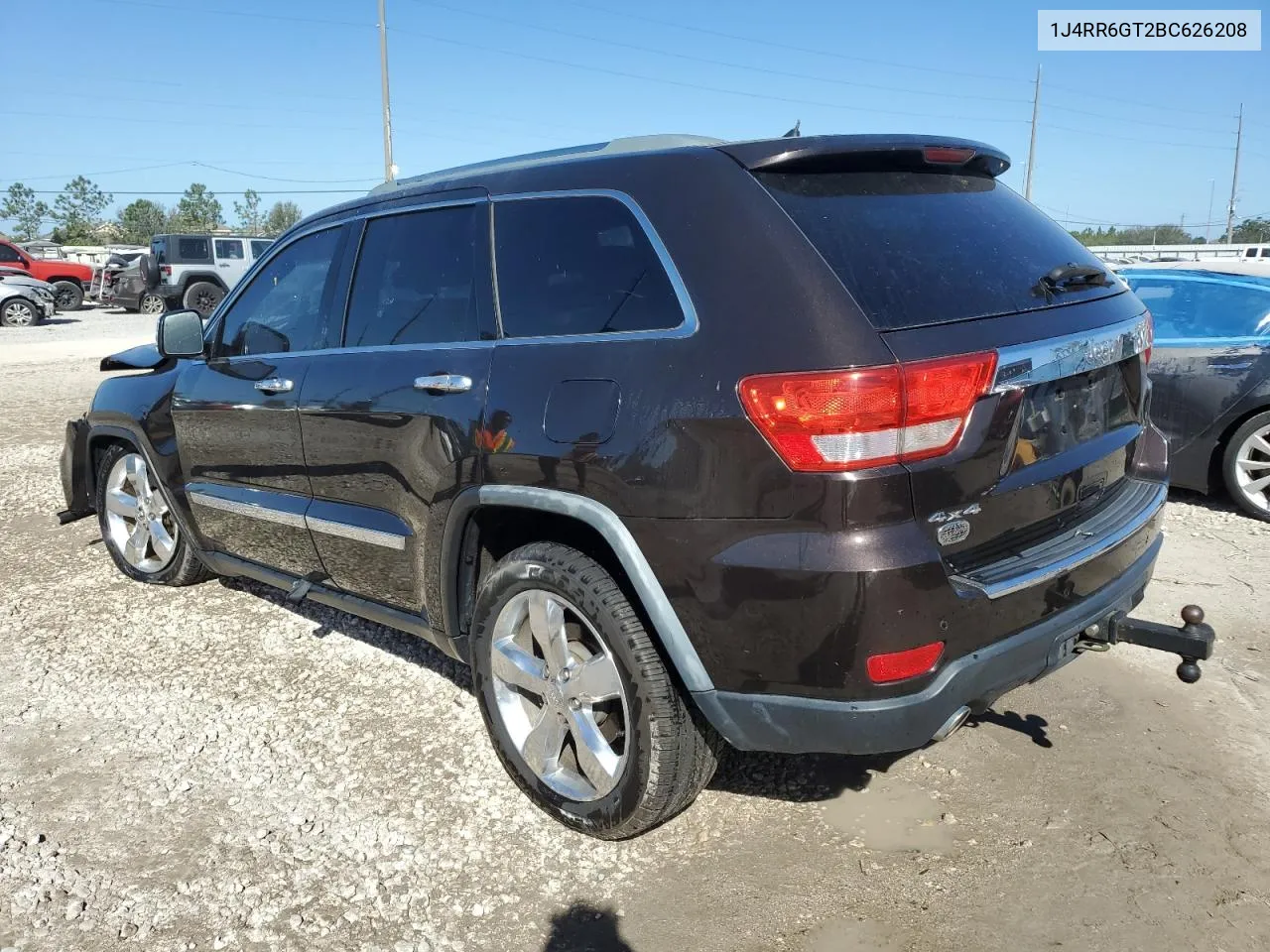 2011 Jeep Grand Cherokee Overland VIN: 1J4RR6GT2BC626208 Lot: 76762654