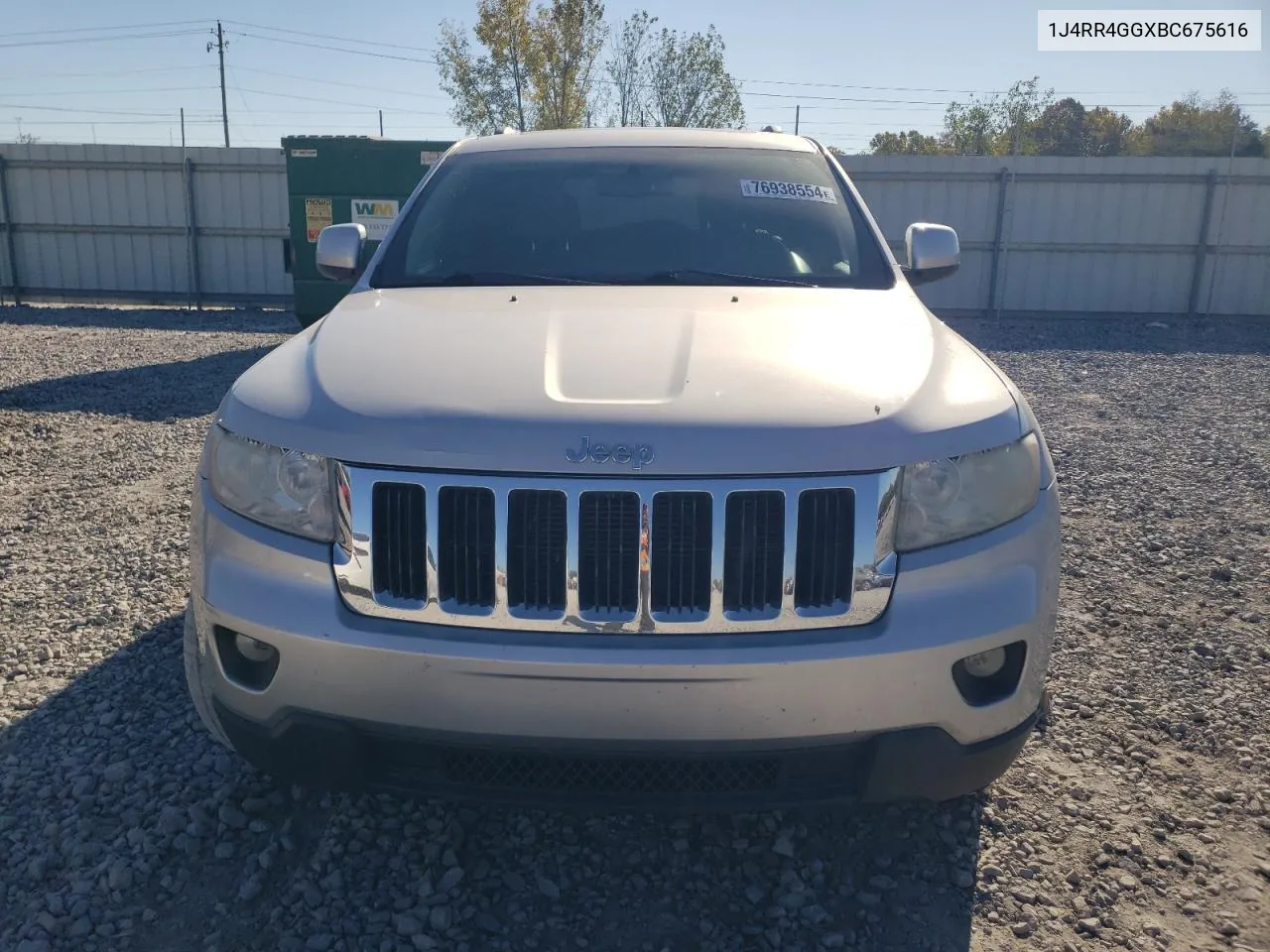 2011 Jeep Grand Cherokee Laredo VIN: 1J4RR4GGXBC675616 Lot: 76938554