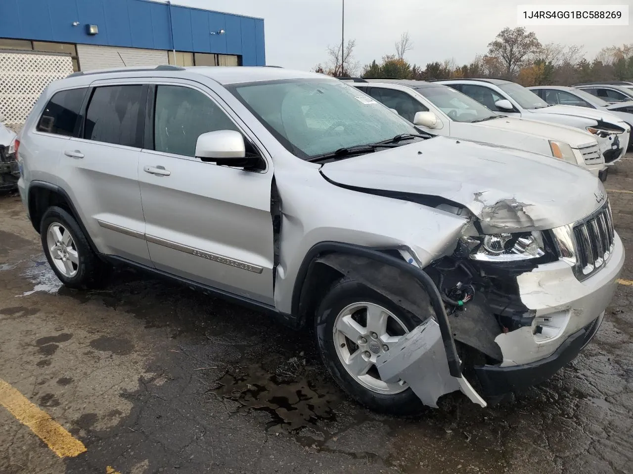 2011 Jeep Grand Cherokee Laredo VIN: 1J4RS4GG1BC588269 Lot: 77108334