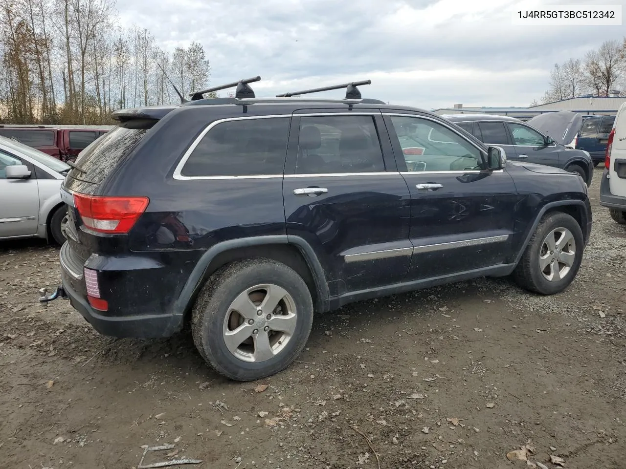 2011 Jeep Grand Cherokee Limited VIN: 1J4RR5GT3BC512342 Lot: 77120764