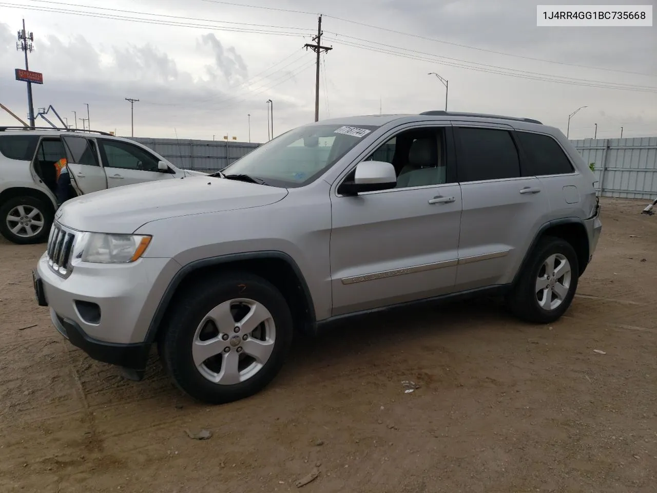 2011 Jeep Grand Cherokee Laredo VIN: 1J4RR4GG1BC735668 Lot: 77187744