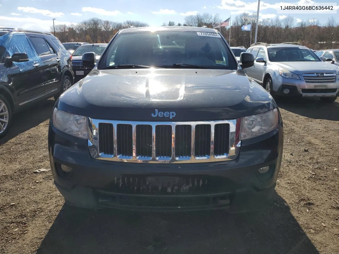 2011 Jeep Grand Cherokee Laredo VIN: 1J4RR4GG6BC636442 Lot: 77854984