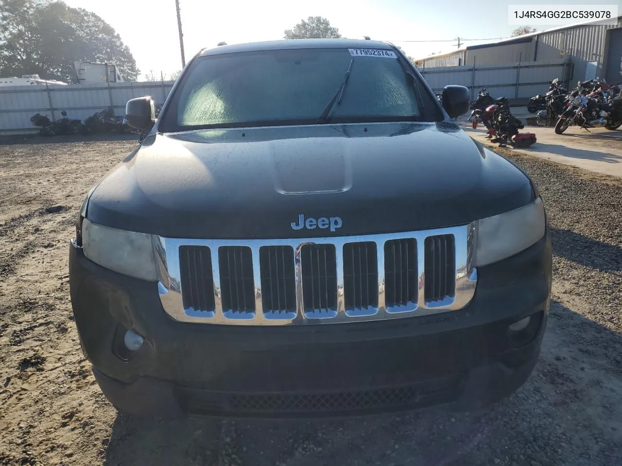 2011 Jeep Grand Cherokee Laredo VIN: 1J4RS4GG2BC539078 Lot: 77952374