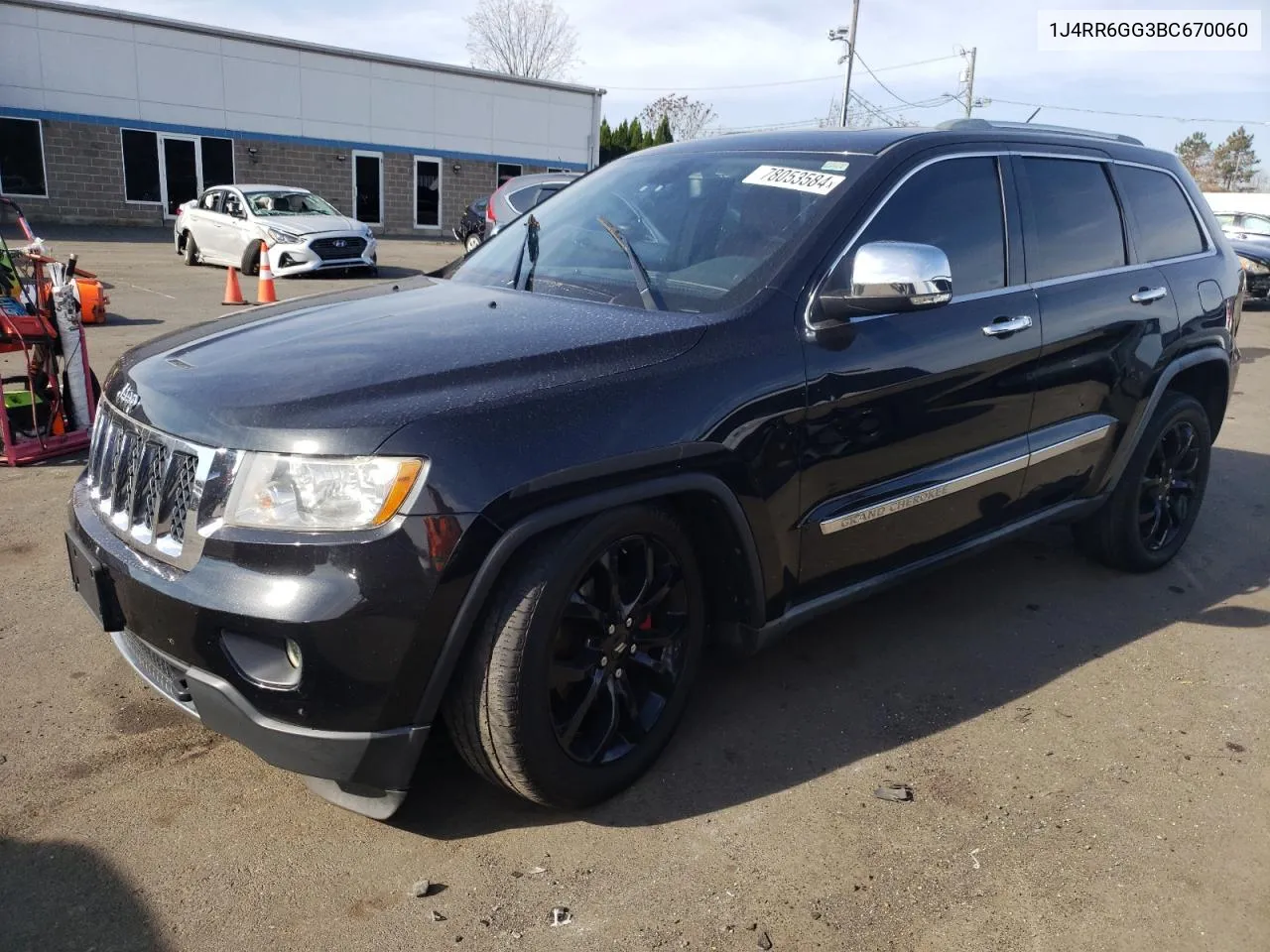 2011 Jeep Grand Cherokee Overland VIN: 1J4RR6GG3BC670060 Lot: 78053584