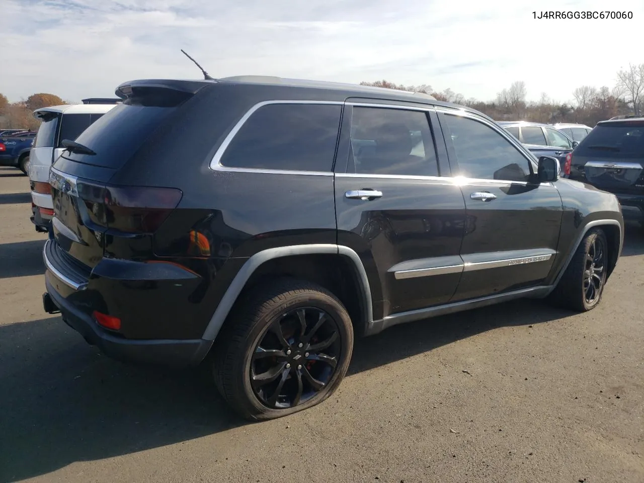 2011 Jeep Grand Cherokee Overland VIN: 1J4RR6GG3BC670060 Lot: 78053584