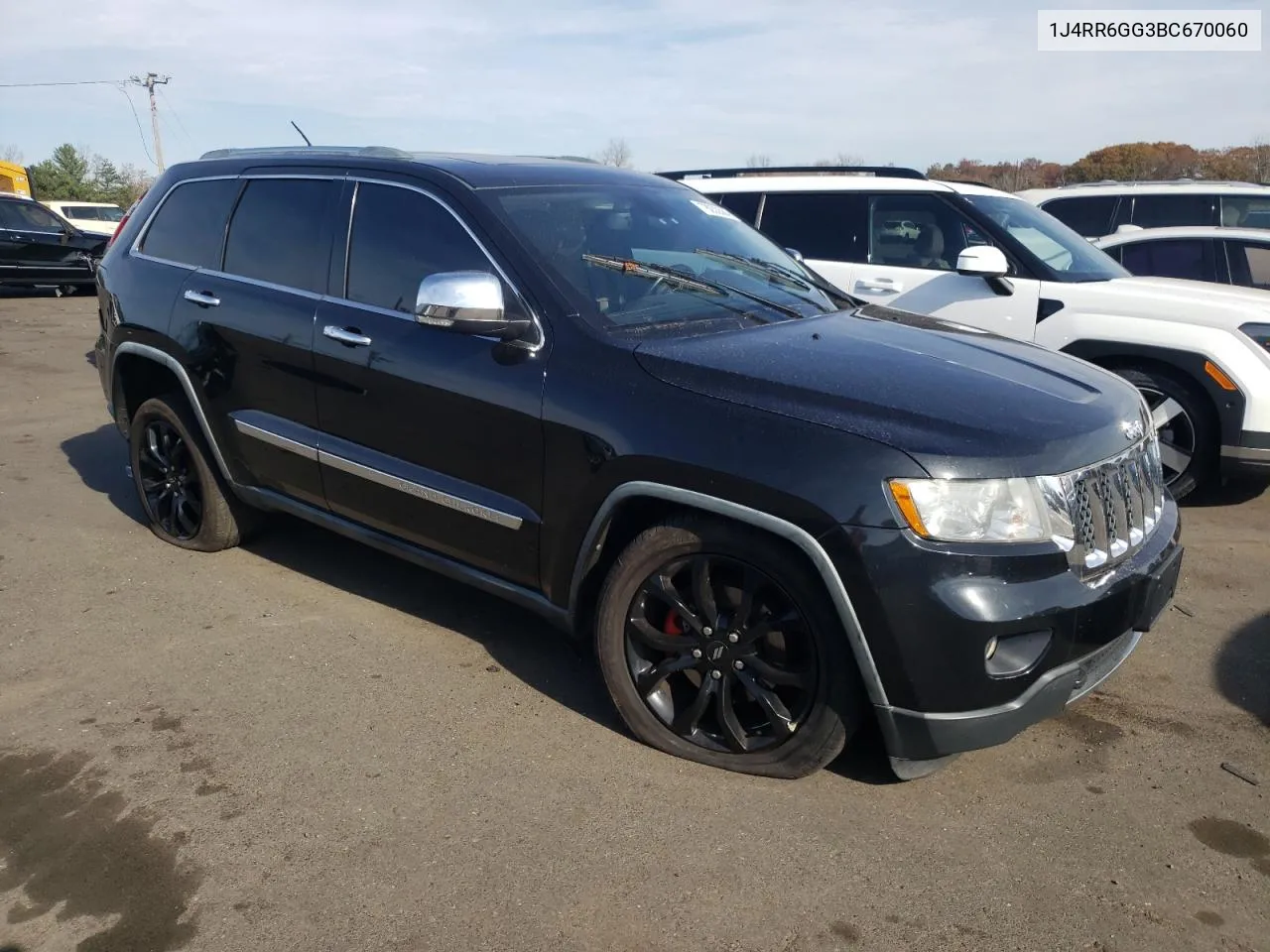 2011 Jeep Grand Cherokee Overland VIN: 1J4RR6GG3BC670060 Lot: 78053584