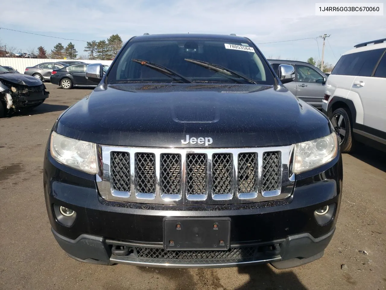 2011 Jeep Grand Cherokee Overland VIN: 1J4RR6GG3BC670060 Lot: 78053584