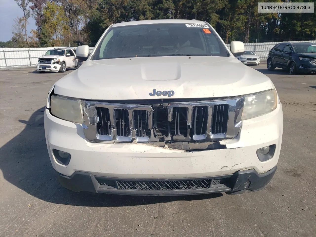 2011 Jeep Grand Cherokee Laredo VIN: 1J4RS4GG9BC597303 Lot: 78124664