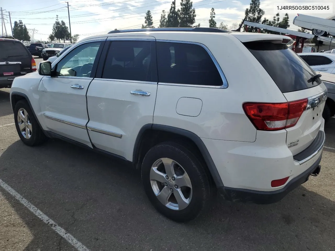 2011 Jeep Grand Cherokee Limited VIN: 1J4RR5GG5BC510045 Lot: 78180144