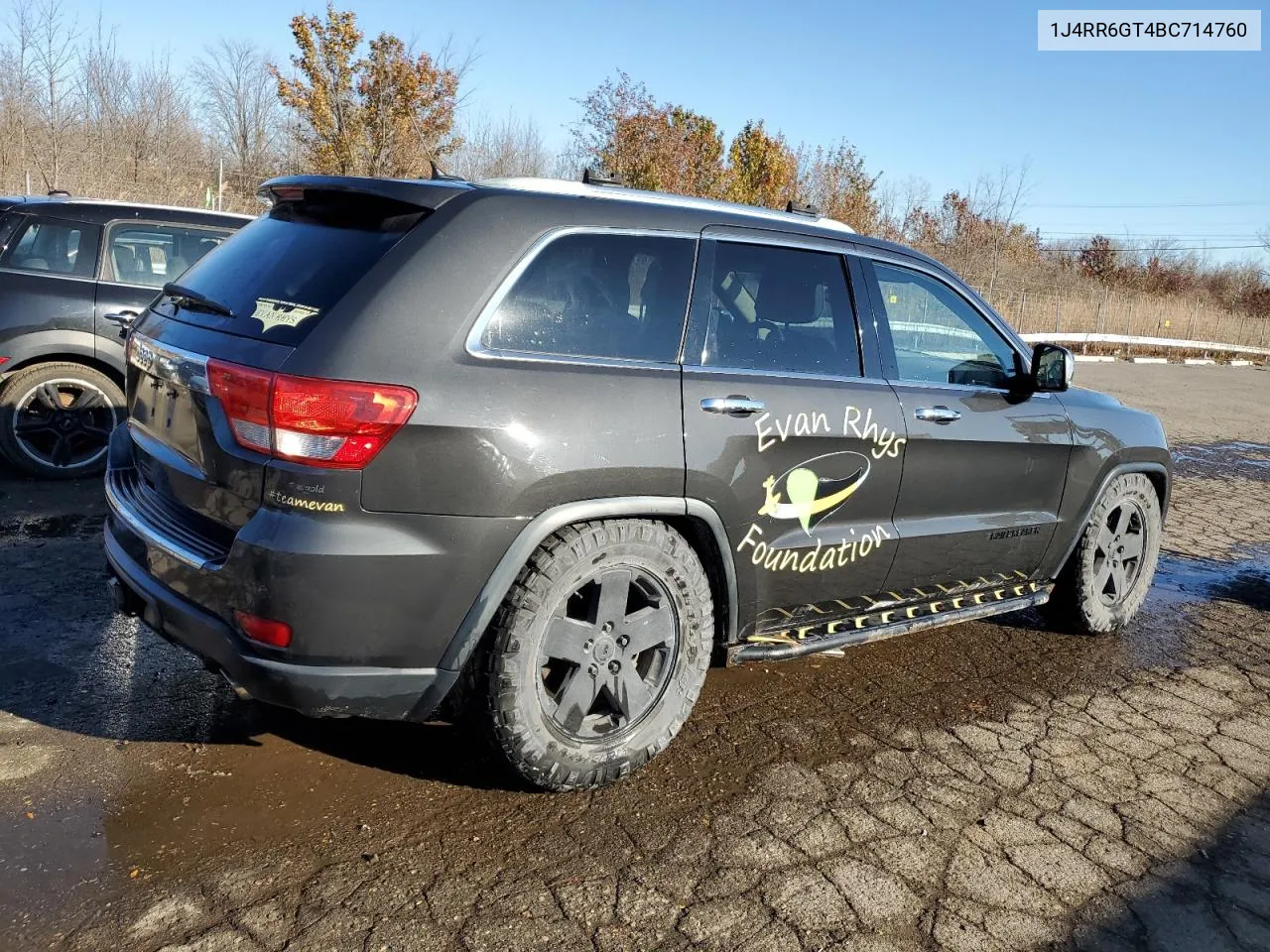 2011 Jeep Grand Cherokee Overland VIN: 1J4RR6GT4BC714760 Lot: 79823514