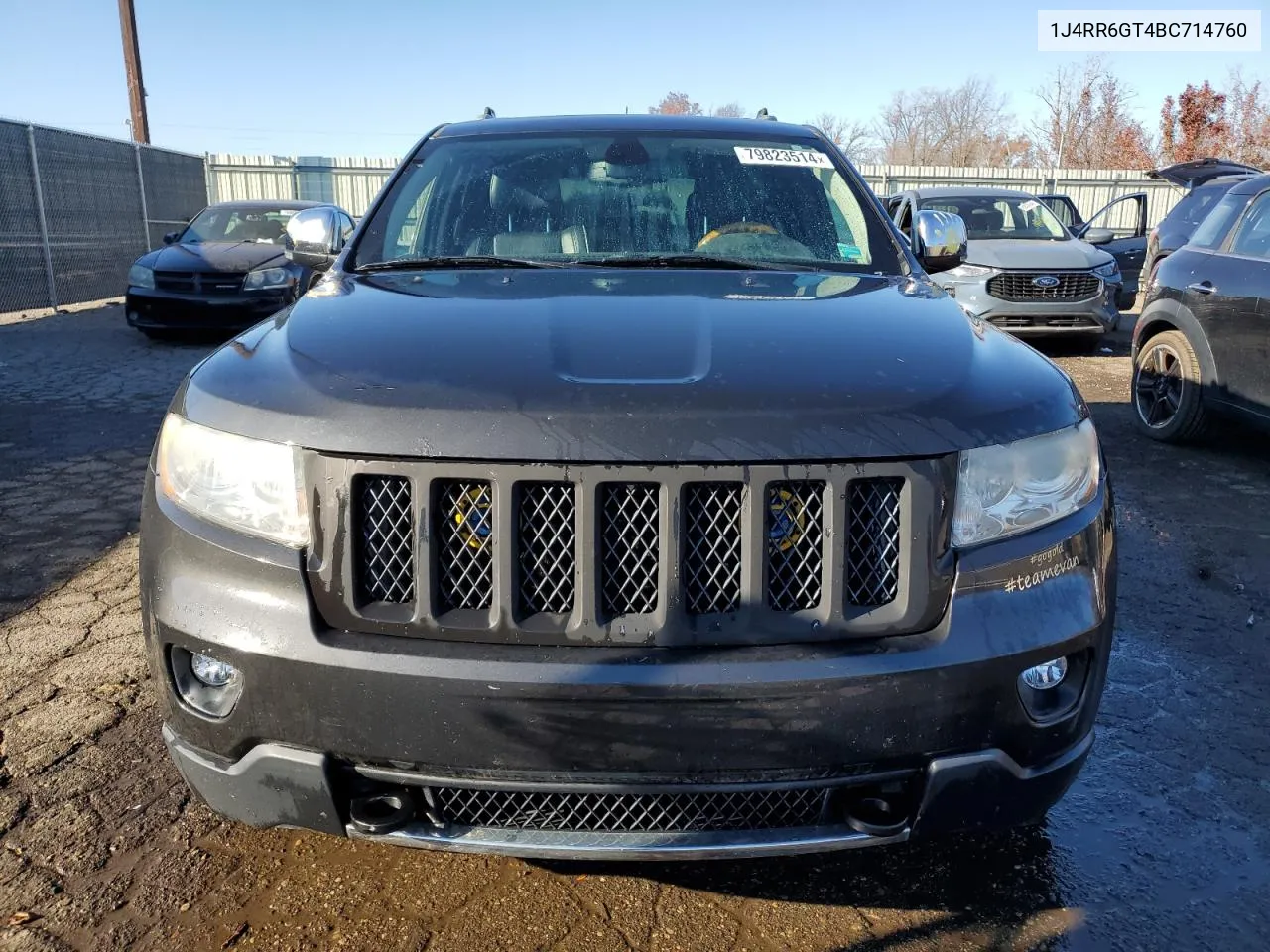 2011 Jeep Grand Cherokee Overland VIN: 1J4RR6GT4BC714760 Lot: 79823514