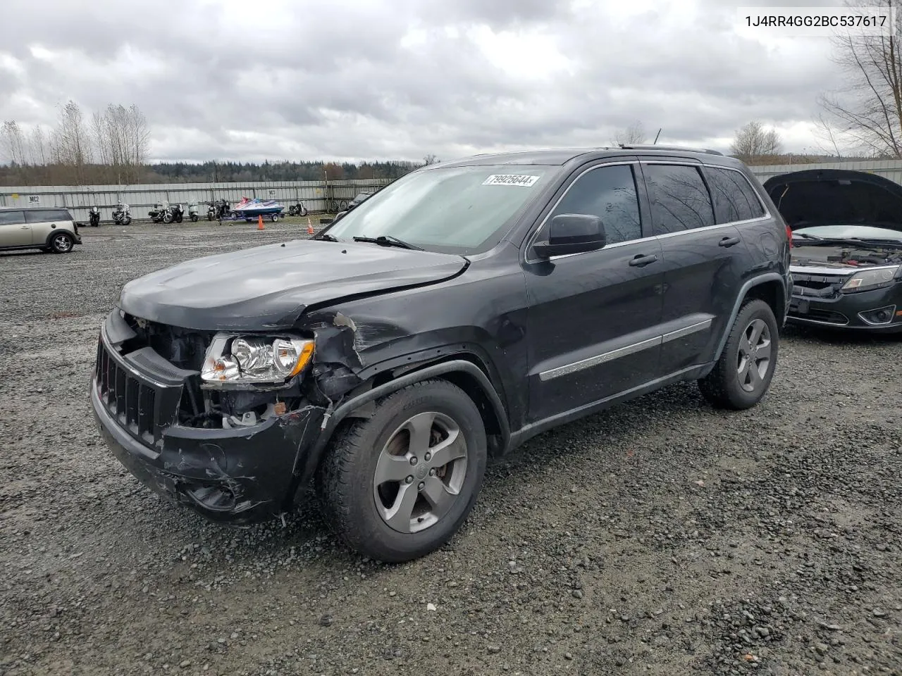 2011 Jeep Grand Cherokee Laredo VIN: 1J4RR4GG2BC537617 Lot: 79925644