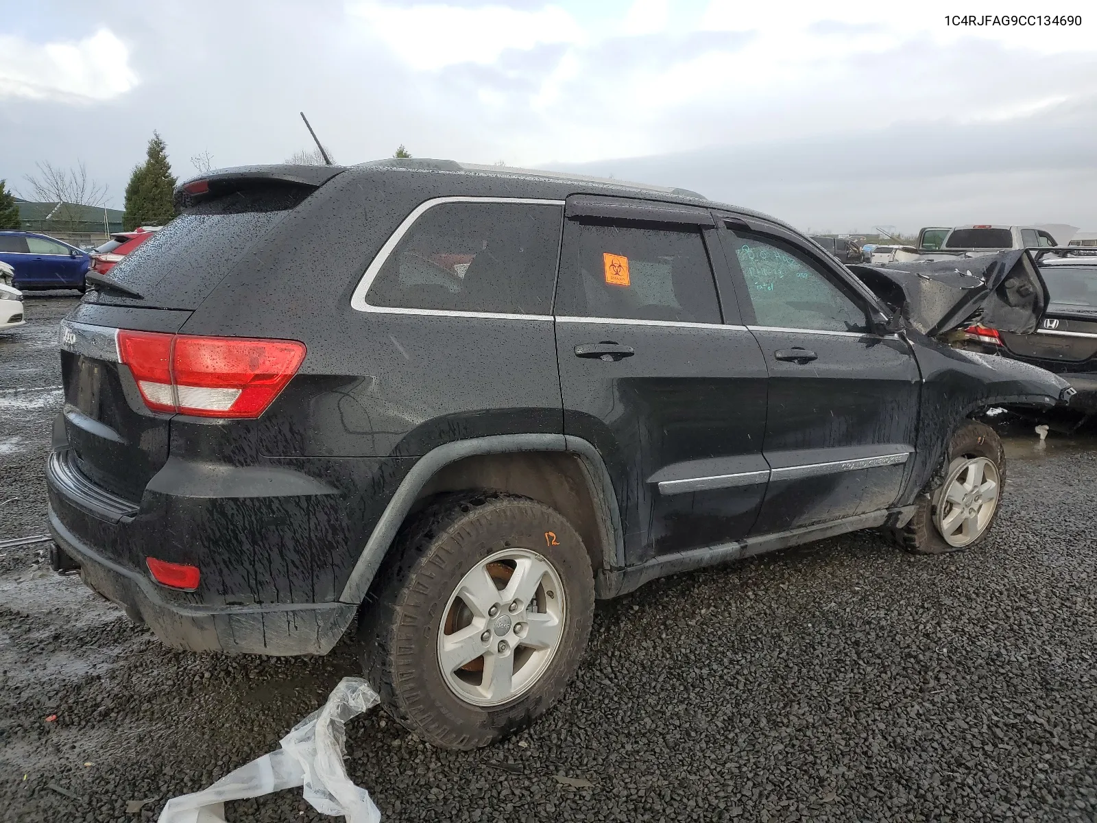 1C4RJFAG9CC134690 2012 Jeep Grand Cherokee Laredo