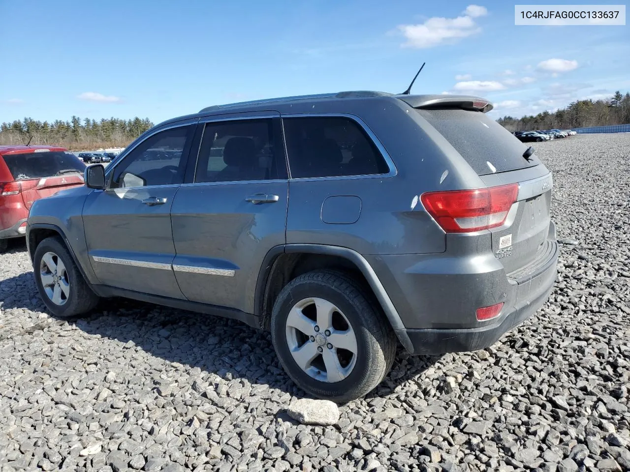 2012 Jeep Grand Cherokee Laredo VIN: 1C4RJFAG0CC133637 Lot: 43562374