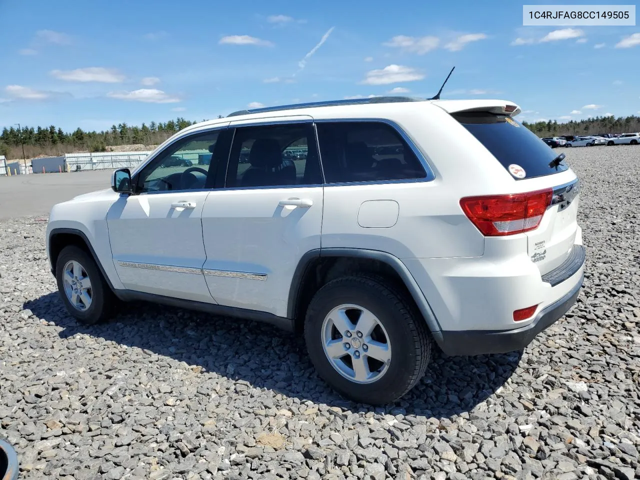 2012 Jeep Grand Cherokee Laredo VIN: 1C4RJFAG8CC149505 Lot: 51366624