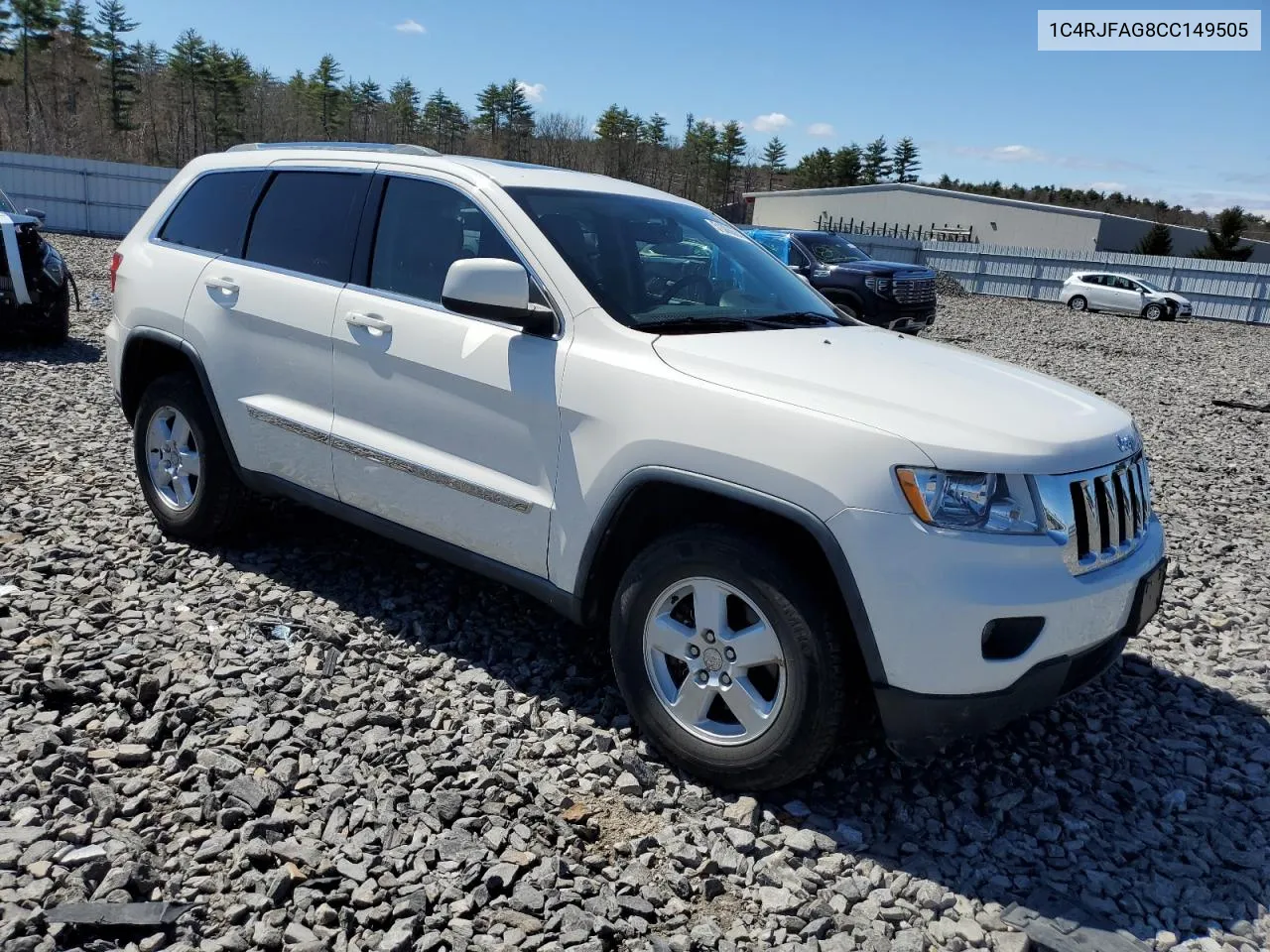 2012 Jeep Grand Cherokee Laredo VIN: 1C4RJFAG8CC149505 Lot: 51366624