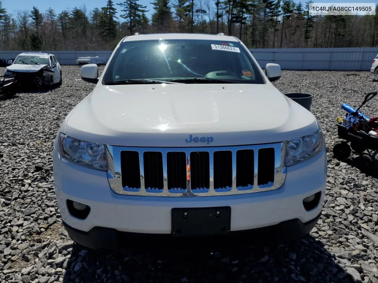 2012 Jeep Grand Cherokee Laredo VIN: 1C4RJFAG8CC149505 Lot: 51366624