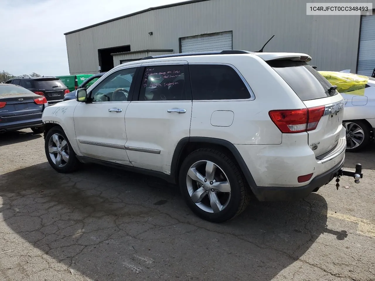 2012 Jeep Grand Cherokee Overland VIN: 1C4RJFCT0CC348493 Lot: 51745434