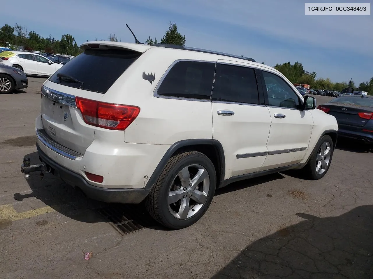 2012 Jeep Grand Cherokee Overland VIN: 1C4RJFCT0CC348493 Lot: 51745434