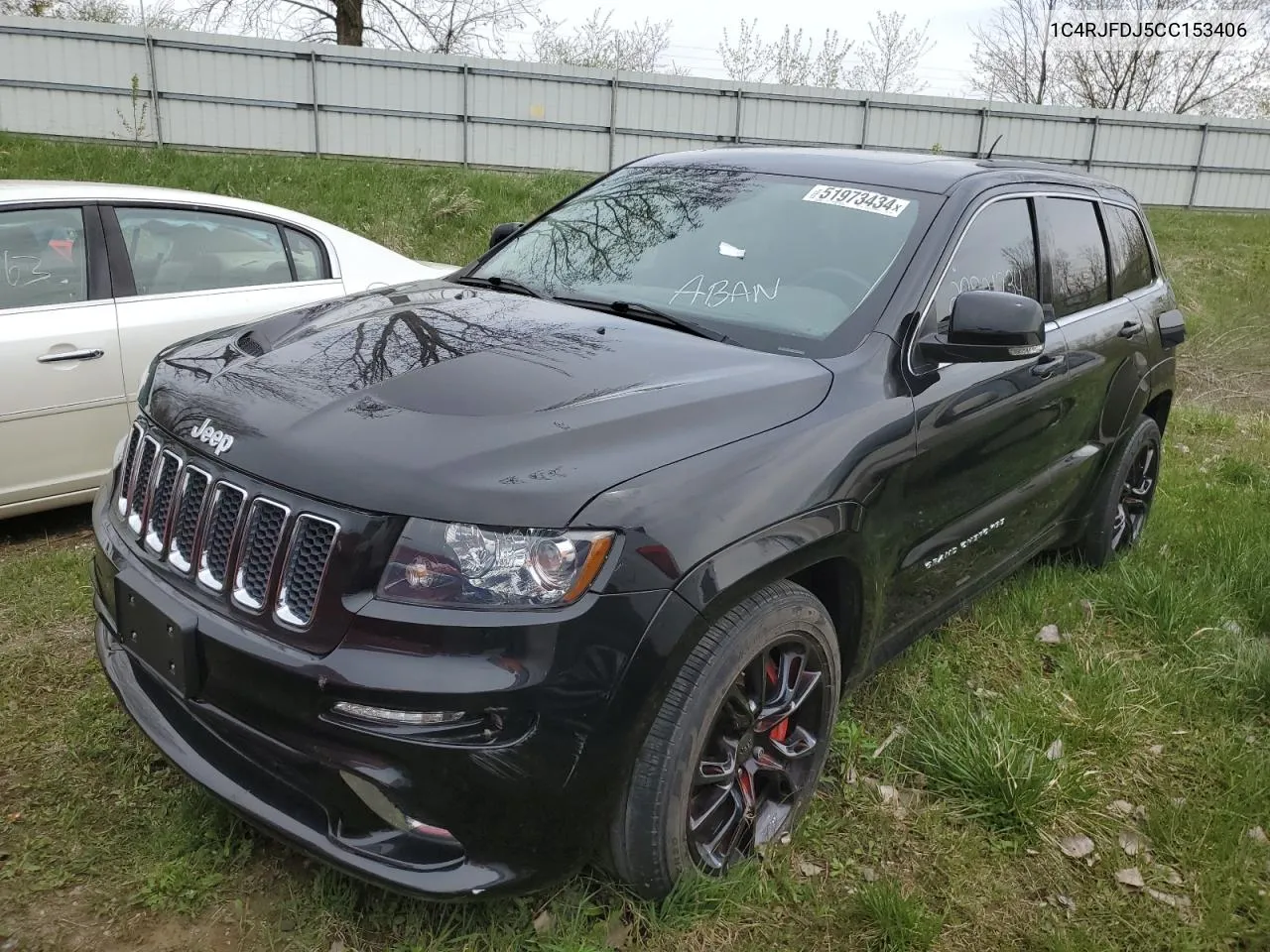 1C4RJFDJ5CC153406 2012 Jeep Grand Cherokee Srt-8