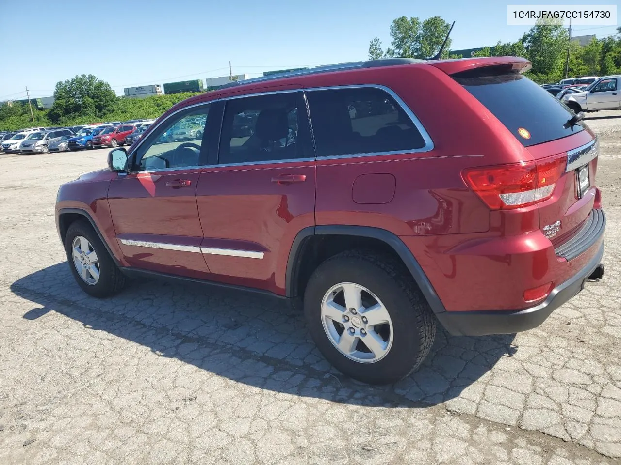 2012 Jeep Grand Cherokee Laredo VIN: 1C4RJFAG7CC154730 Lot: 53013604