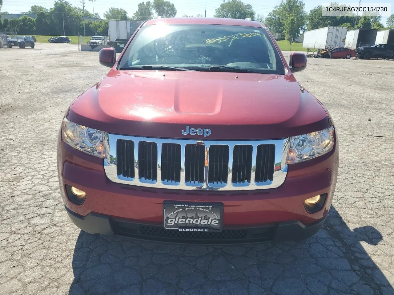 1C4RJFAG7CC154730 2012 Jeep Grand Cherokee Laredo