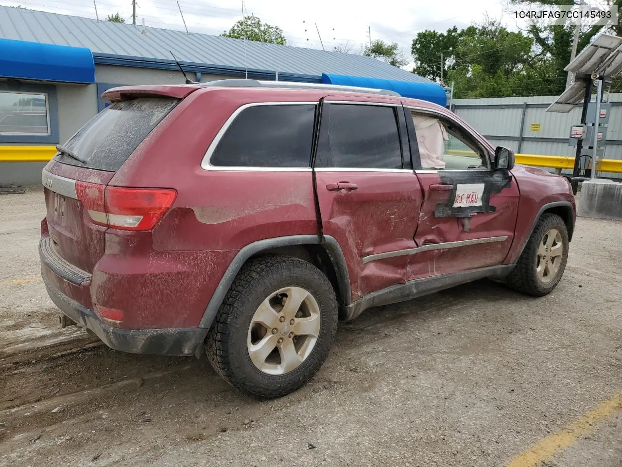 2012 Jeep Grand Cherokee Laredo VIN: 1C4RJFAG7CC145493 Lot: 53594544