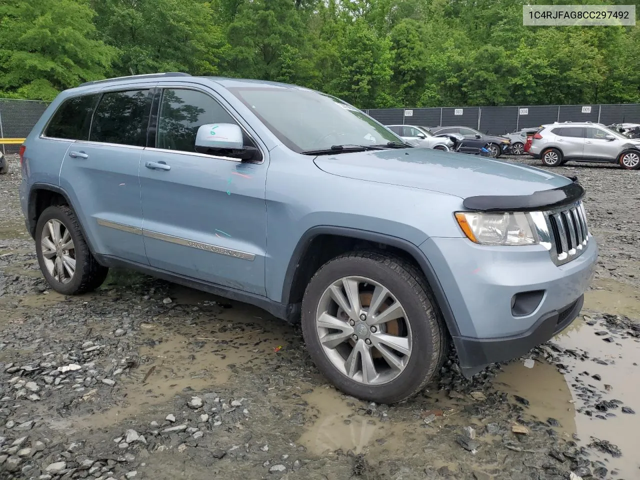 2012 Jeep Grand Cherokee Laredo VIN: 1C4RJFAG8CC297492 Lot: 53875434