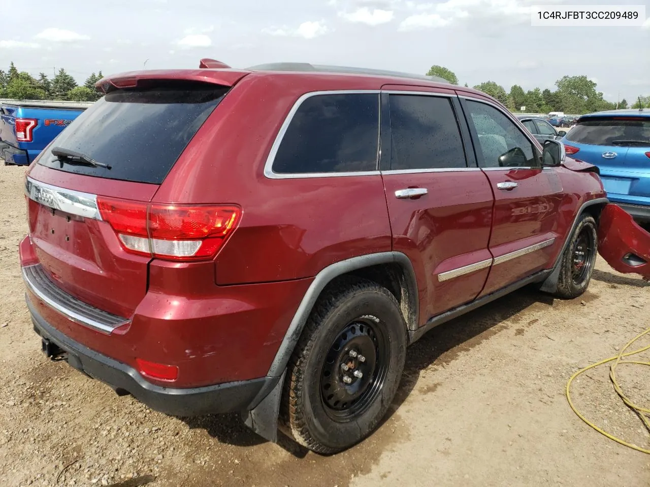 2012 Jeep Grand Cherokee Limited VIN: 1C4RJFBT3CC209489 Lot: 55498284