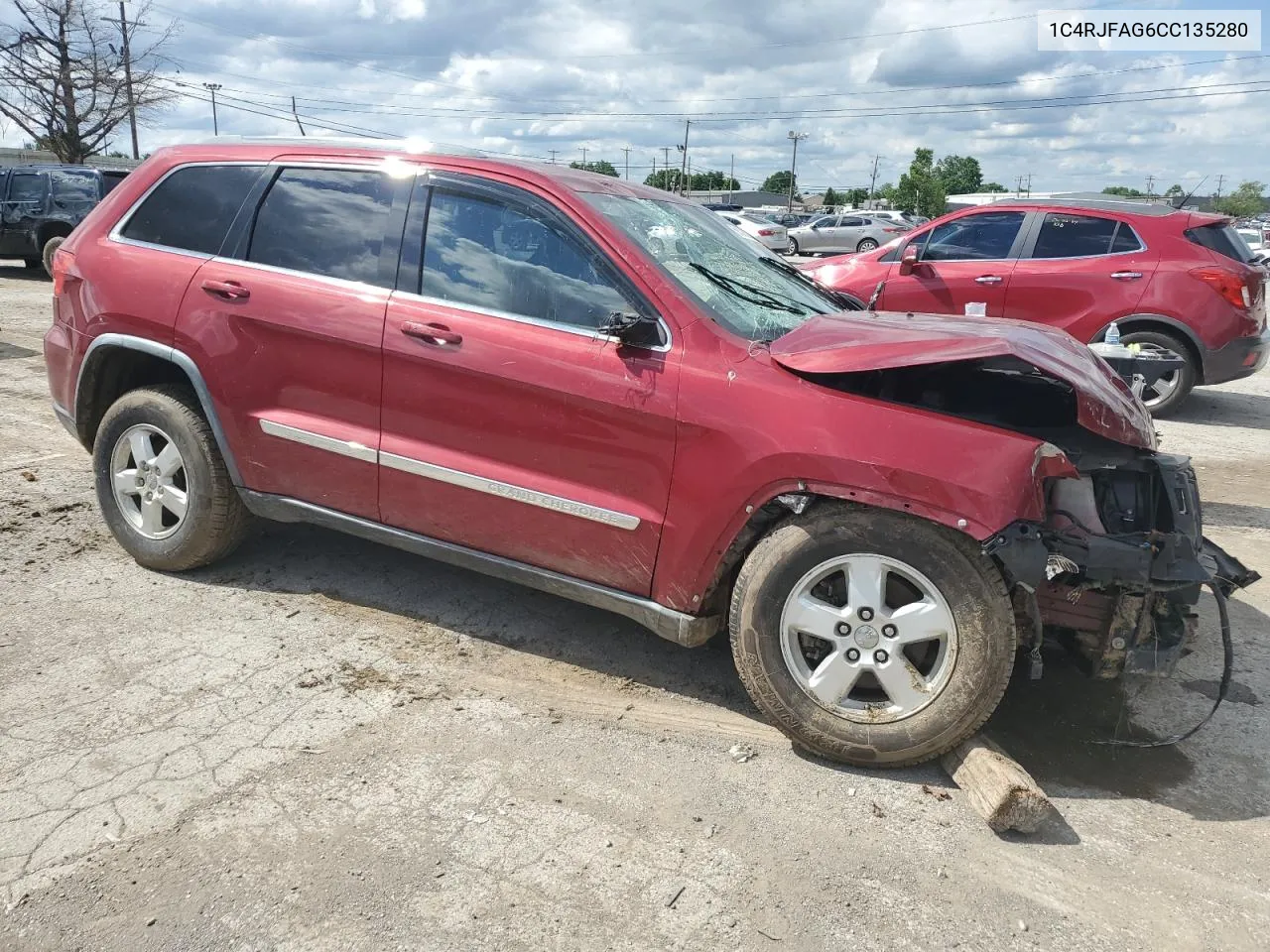 2012 Jeep Grand Cherokee Laredo VIN: 1C4RJFAG6CC135280 Lot: 56390394