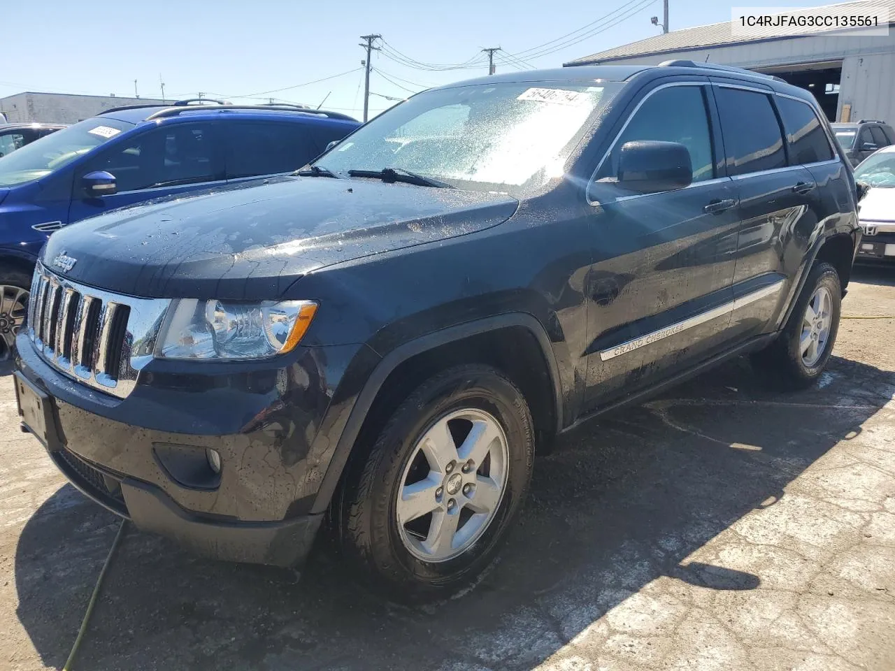 1C4RJFAG3CC135561 2012 Jeep Grand Cherokee Laredo