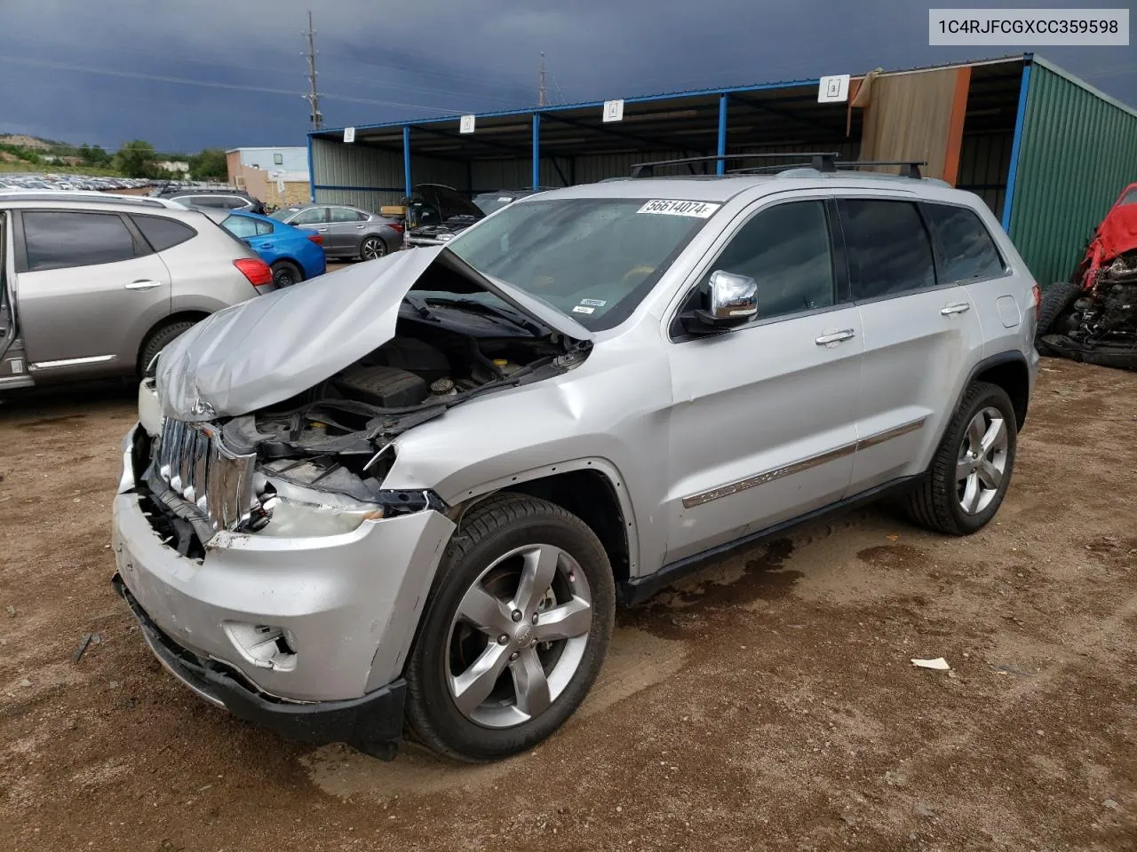 2012 Jeep Grand Cherokee Overland VIN: 1C4RJFCGXCC359598 Lot: 56614074